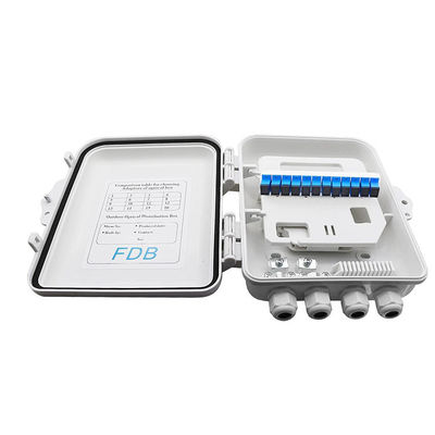 Boîte optique IP65 12Cores de diviseur de fibre de PLC de Sc 1x8 fixée au mur