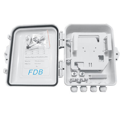 Boîte optique IP65 12Cores de diviseur de fibre de PLC de Sc 1x8 fixée au mur