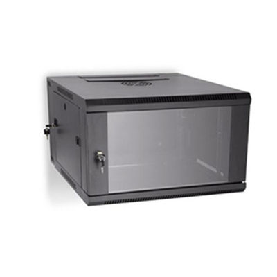 Porte 6U en verre du Cabinet 1.2mm de support de bâti de mur de support de serveur de châssis