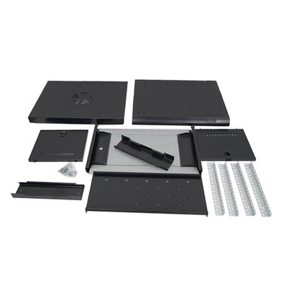 Porte 6U en verre du Cabinet 1.2mm de support de bâti de mur de support de serveur de châssis