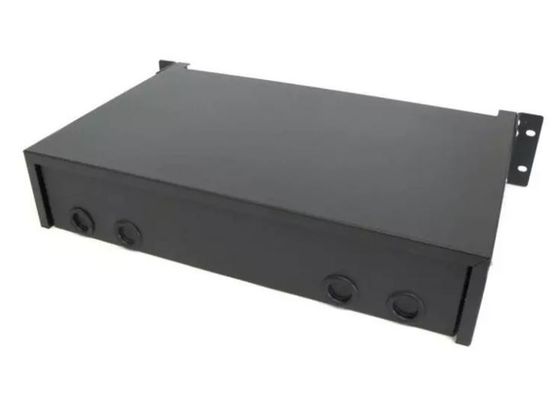 glissière recto optique gauche de Fc de lumière de tableau de connexions de la fibre 2U 48 hors d'ODF
