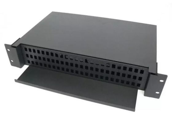 glissière recto optique gauche de Fc de lumière de tableau de connexions de la fibre 2U 48 hors d'ODF