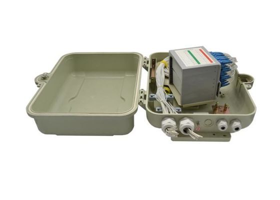 Bâti de mur de la boîte de distribution de diviseur de SMC FTTH LGX ou bâti de Polonais gris-clair