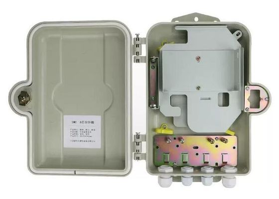 Noyaux optiques extérieurs IP65 de la jonction 24 de boîte de distribution de fibre de SMC