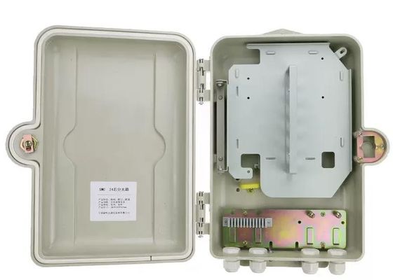Noyaux optiques extérieurs IP65 de la jonction 24 de boîte de distribution de fibre de SMC