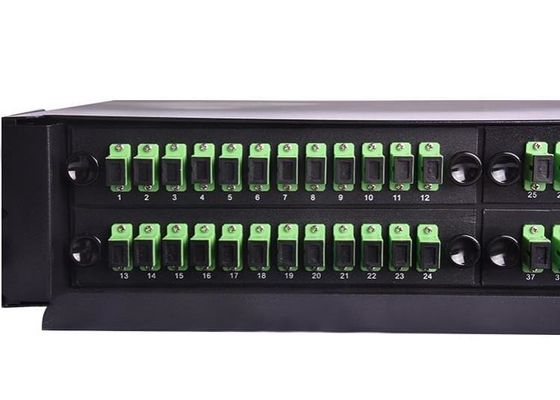 Le support de Fc a monté la bouche optique de pouce 48 du tableau de connexions de fibre ODF 19 à tirette