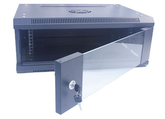 Bâti de mur renforcé par Cabinet simple de support de serveur de la section 4U avec la fan