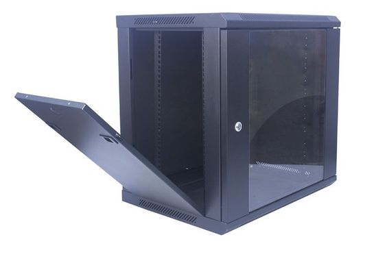support en verre de pouce 600x450 de la clôture 19 de Cabinet de serveur de réseau de bâti de mur de la porte 12U