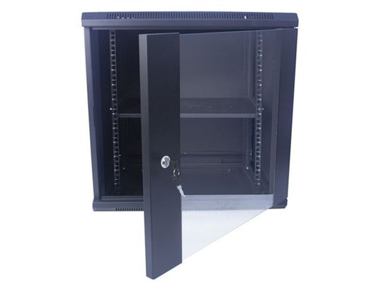 support en verre de pouce 600x450 de la clôture 19 de Cabinet de serveur de réseau de bâti de mur de la porte 12U