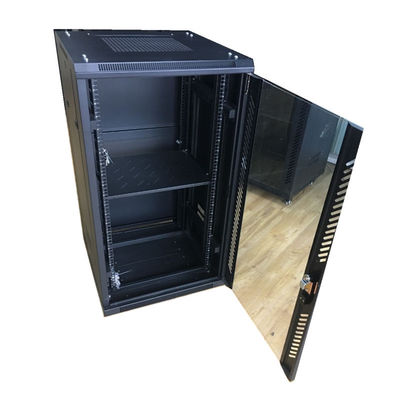 les données profondes de 600mm parquettent le Cabinet debout de serveur du Cabinet SPCC 18U de réseau