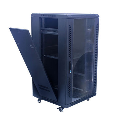 le réseau de Cabinet de support du serveur 27U parquettent le Cabinet debout IP20 de données