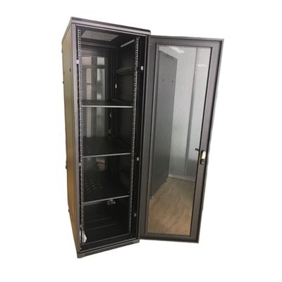 support de chassis du Cabinet SPCC de support du serveur 47U avec la porte en verre 600*600*2200MM