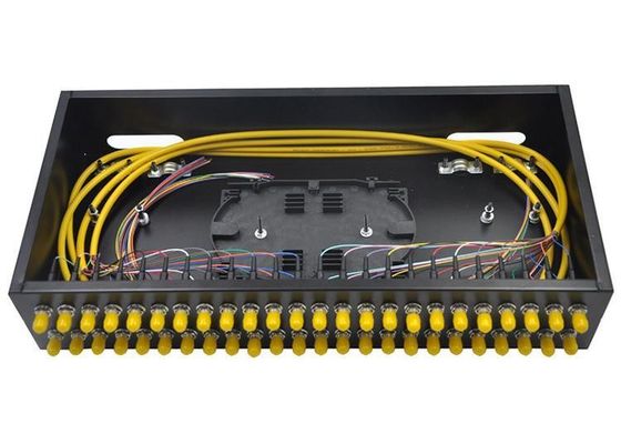 Adaptateur optique fixe de St UPC du tableau de connexions de noyau de la clôture 12 de bâti de support de fibre 1U