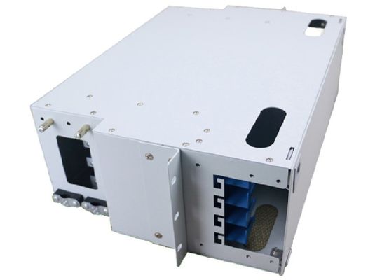Noyau 48 à plusieurs modes de fonctionnement gauche de bâti de support de tableau de connexion des fibres de Sc d'ODF 48