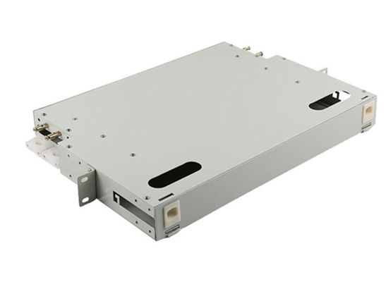 12 boîte 19" de bâti de support du tableau de connexions du noyau ODF FC 1U optique de fibre