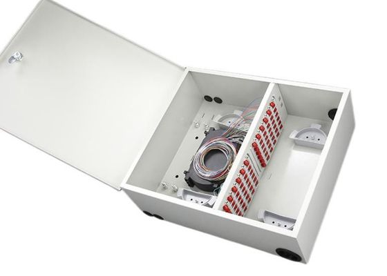 Porte simple gauche de la boîte de distribution de clôture de fibre de bâti de mur d'ODF FC 72F 72