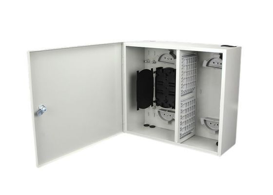 Porte simple gauche de la boîte de distribution de clôture de fibre de bâti de mur d'ODF FC 72F 72