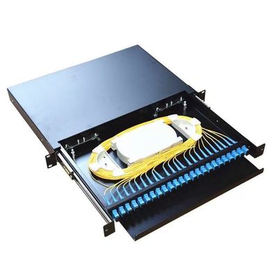 Panneau de brassage fibre optique 24 ports