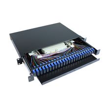 Couleur noire optique duplex de tableau de connexions de fibre de LC pour la connexion réseau