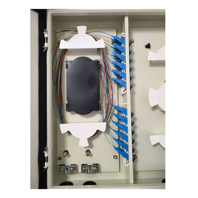 Panneau IP68 de bâti de mur de 48 ports Protection 144 couleurs maximum de noir de capacité de fibres