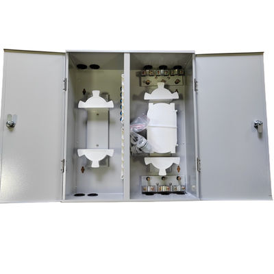 Montage murale 72 Fibres optiques cadre de distribution métallique double porte double serrure