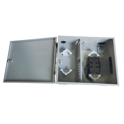 72/144Core SC/LC/FC/ST Monture murale en fibre de verre boîtier APC/UPC Panneau de patch gris