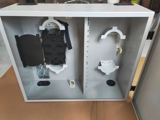 LC/DX Montage murale à une seule porte Emballage en fibre optique APC/UPC Gris ODF 72Port 144Core