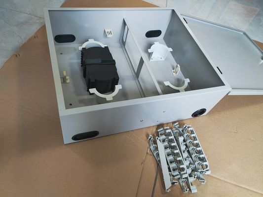 LC/DX Montage murale à une seule porte Emballage en fibre optique APC/UPC Gris ODF 72Port 144Core