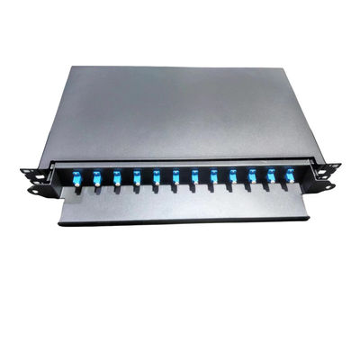 12C/24C type coulissant Panneau de patch en fibre optique tiroir optique pour télécommunications