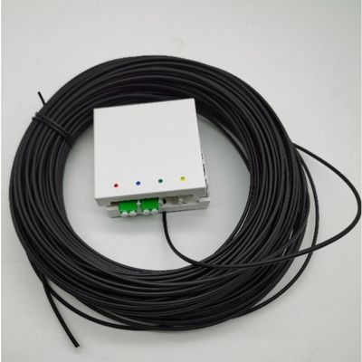 LC/APC boîtes de terminaison de fibres pré-connectées 4 fibres 10-100M boîte de sortie murale 4fo