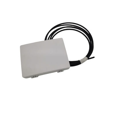 Boîtes de terminaison en fibre noire Conception carrée 6 ports disponibles