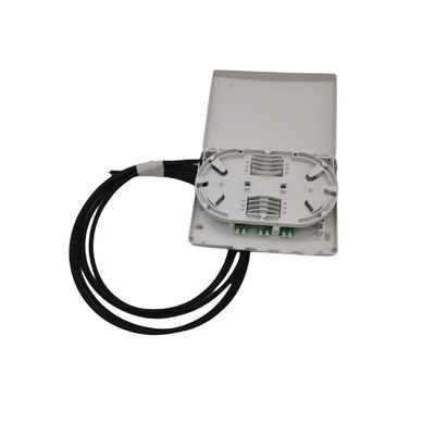 Boîtes de terminaison en fibre noire Conception carrée 6 ports disponibles