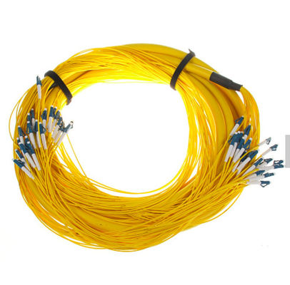 SM 9/125 G652D (OS2) LSZH 12 fibres LC/UPC-LC/UPC câbles de rupture en fibre optique 1M