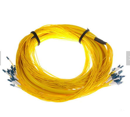 SM 9/125 G652D (OS2) LSZH 12 fibres LC/UPC-LC/UPC câbles de rupture en fibre optique 1M