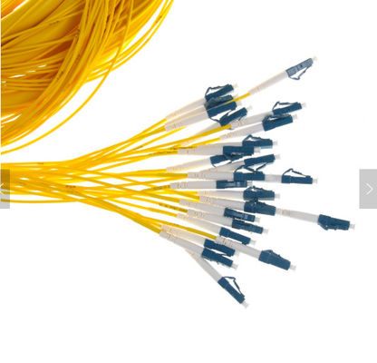 SM 9/125 G652D (OS2) LSZH 12 fibres LC/UPC-LC/UPC câbles de rupture en fibre optique 1M