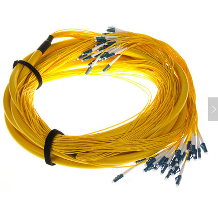 SM 9/125 G652D (OS2) LSZH 12 fibres LC/UPC-LC/UPC câbles de rupture en fibre optique 1M