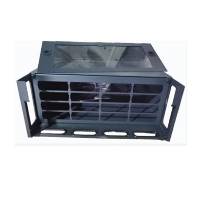 Panneau de brassage fibre optique 19" pour montage en rack 4U ODF FOBOT 4U 384 cœurs MPO LC SM OM3 OM4 Panneau adaptateur Châssis