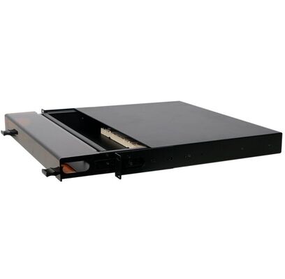 1U 96 Noyaux MTP MPO -LC Panneau de patch ODF Chassis boîtier Type coulissant avec couverture de poussière pour 4 cassettes