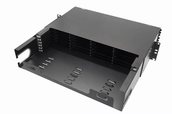 4U 576 Noyaux MTP MPO -LC Panneau de patch ODF Chassis boîtier Type coulissant pour 48 cassettes
