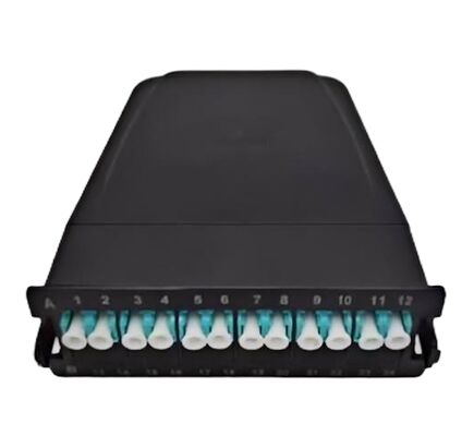 Modules de cassettes breakout MPO-LC MTP-LC SM OM3 OM4 OM5 en plastique à 12 cœurs