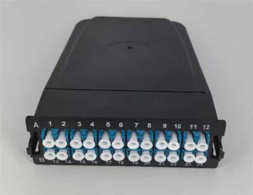 24 cœurs MPO-LC MTP-LC SM OM3 OM4 Om5 cassettes de sortie Modules en plastique